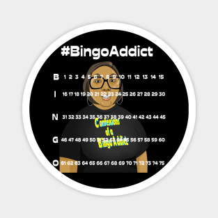 Bingo Board Bingo Addict Magnet
